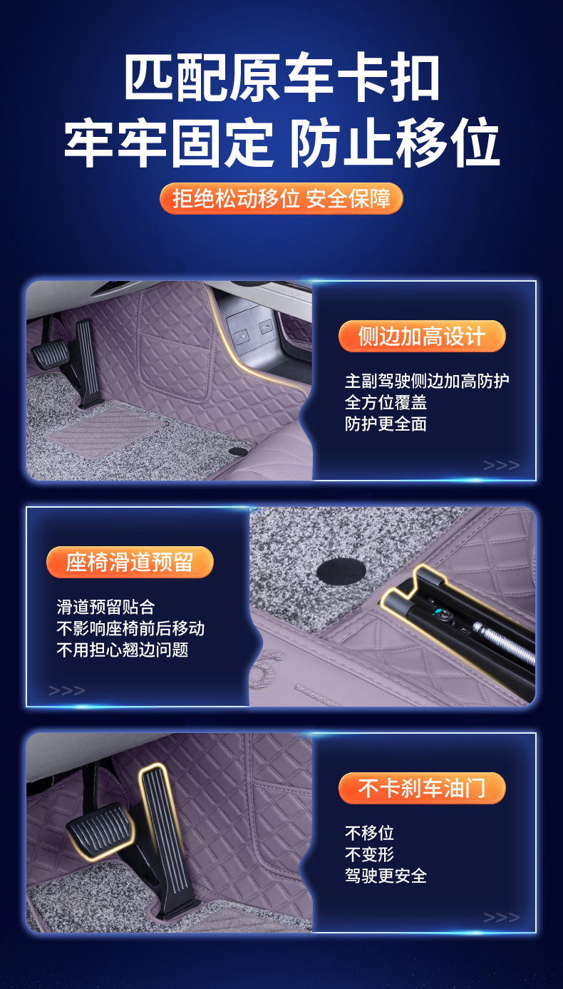 Suitable for 26 Models of Qiyuan A06, Full-Coverage Floor Mats, Special Modified Interior Carpet for Qiyuan A06, Car Floor Mats