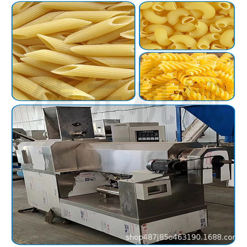 extrusora de tornillo único extrusora de macarrón automática de macarrón para línea de producción de pasta grande