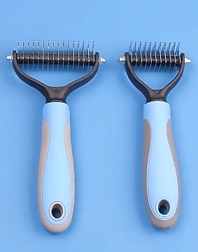 Pein para mascotas nuevo pein para gato pein para eliminar el pelo flotante acero inoxidable pein para perros de tamaño medio y grande