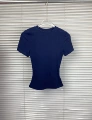 Navy [Ribbed Short Sleeve] **Tall