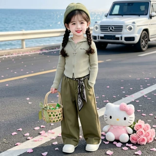 早秋韩系穿搭女童套装秋季2026新款小女孩衣服宝宝秋装休闲两件套