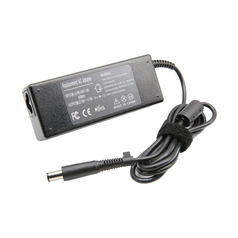 Cargador para Portátil HP 90W 19V 4.74A, Adaptador de Corriente, Conector 7.4*5.0