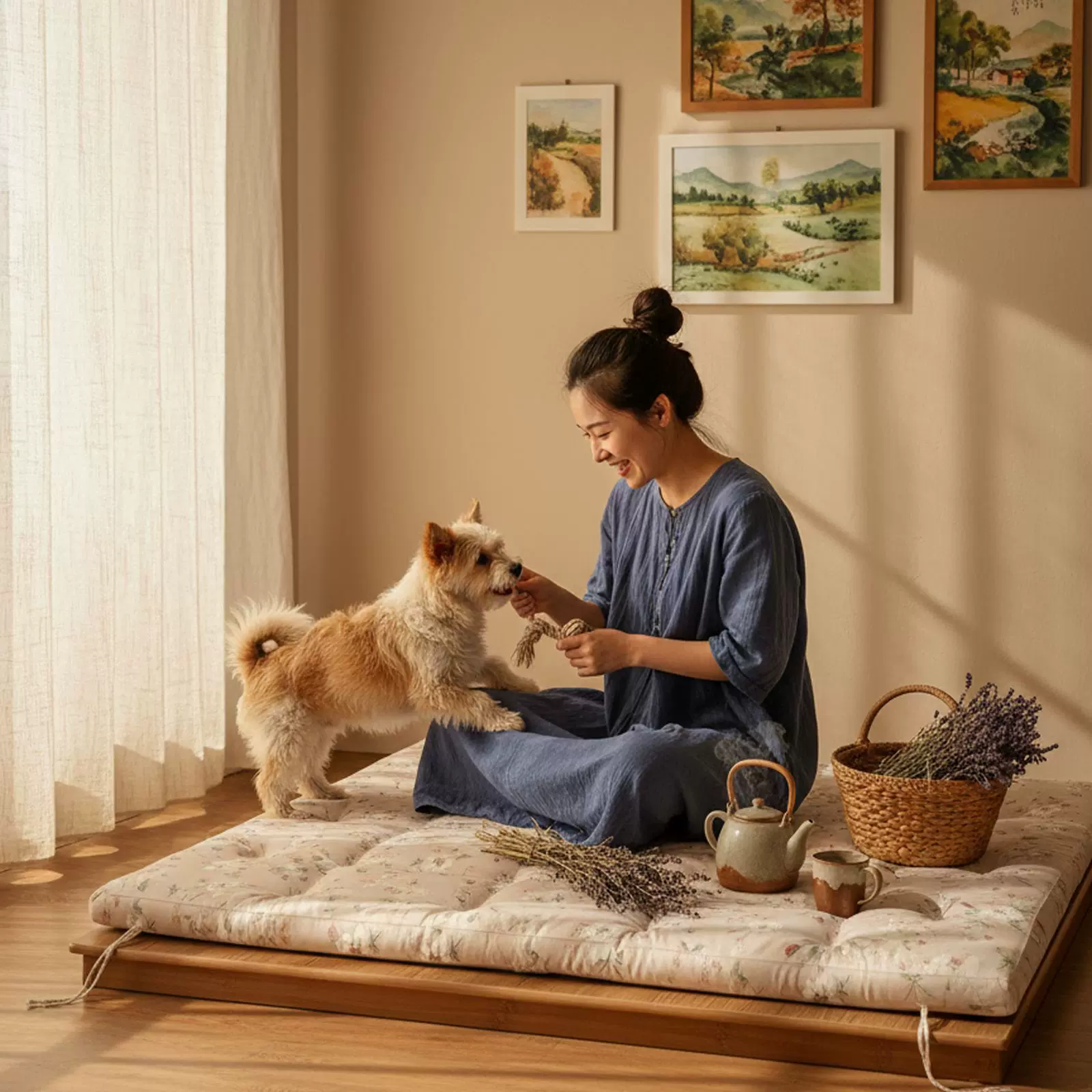 工厂定制榻榻米日式床垫褥子家用地铺宿舍学生单人床垫子亚马逊