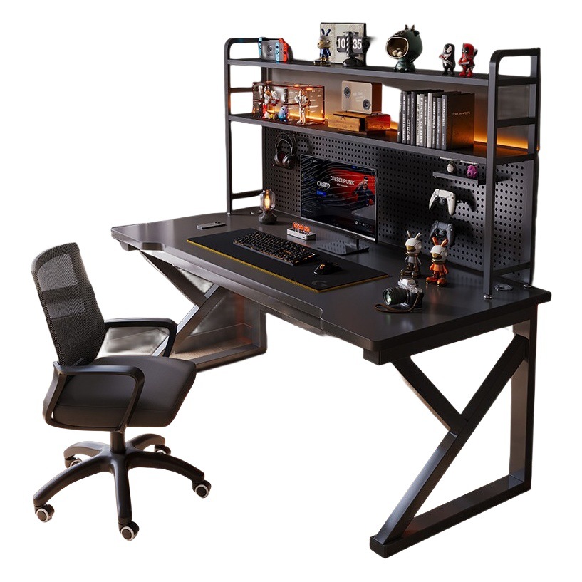 E-sports escritorio del hogar estantería integrada mesa de trabajo estudio de estudiante escritorio de la escuela secundaria