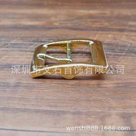 定制纯金纯银纯铜皮带头 手工雕刻铜扣 复古纯银泰银环保铜皮带扣
