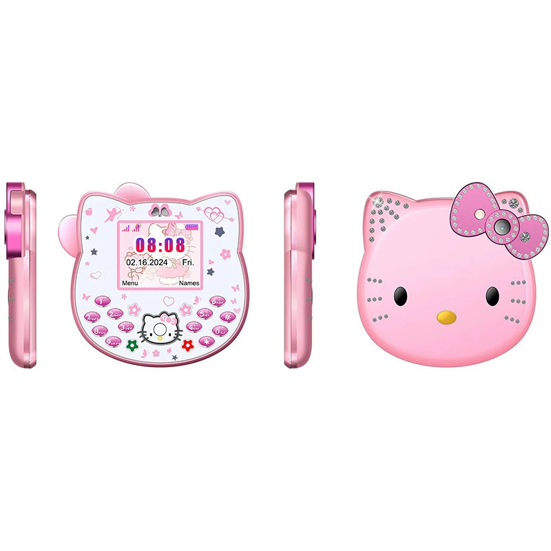 (Граница торговли), Hello Kitty, милый изысканный маленький мультяшный мобильный телефон, Intel Core i168