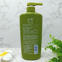 韓露竹鹽清爽去屑洗髮露750ml清爽溫和水潤滋潤護理男女洗髮水
