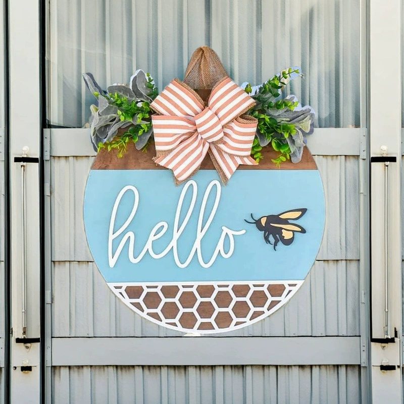 Трансграничный новый весенний маленький пчелиный бант знак привет