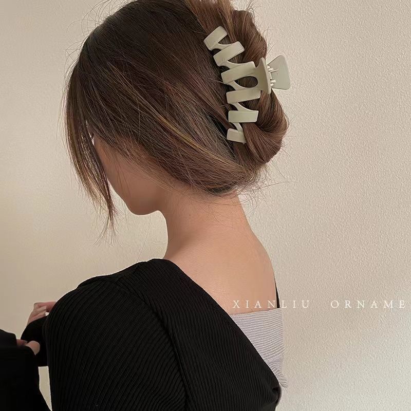 女性用ヘアピン、高級感のある韓国東大門と同じスタイルのヘアピン、後頭部のシャーククリップ、女性用ヘアアクセサリー|undefined