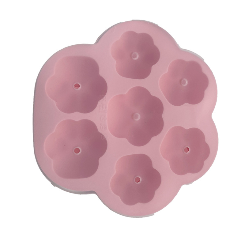 7連貓爪果凍布丁硅膠模具兒童輔食模具可愛貓爪模具廠家批發