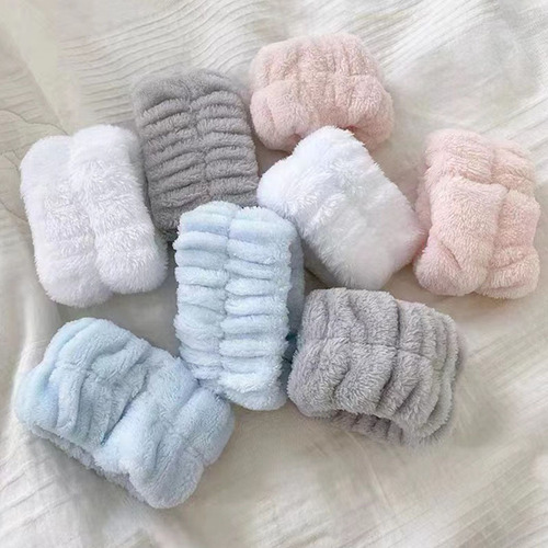 Xiaohongshu's same style face wash wrist band hair band makeup sports yoga headband hair accessories women's hair band hair band hair accessories batch