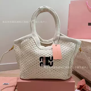 高颜值休闲洋气镂空托特女包时尚精致小众设计手提包大容量斜挎包