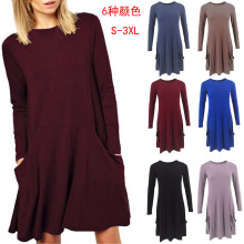 2019ebay速卖通 欧美热卖女装 明星同款连衣裙时尚大码连衣裙
