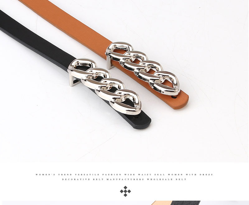 Wholesale Simple Hollow Chain Buckle Belt Nihaojewelry display picture 7