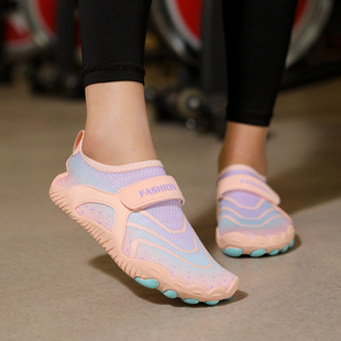Indoor Fitness Shoes, Yoga Shoes, Women's Aerobics Training, Skipping Rope, Dancing, Silent Home Soft-Soled Sports Shoes
