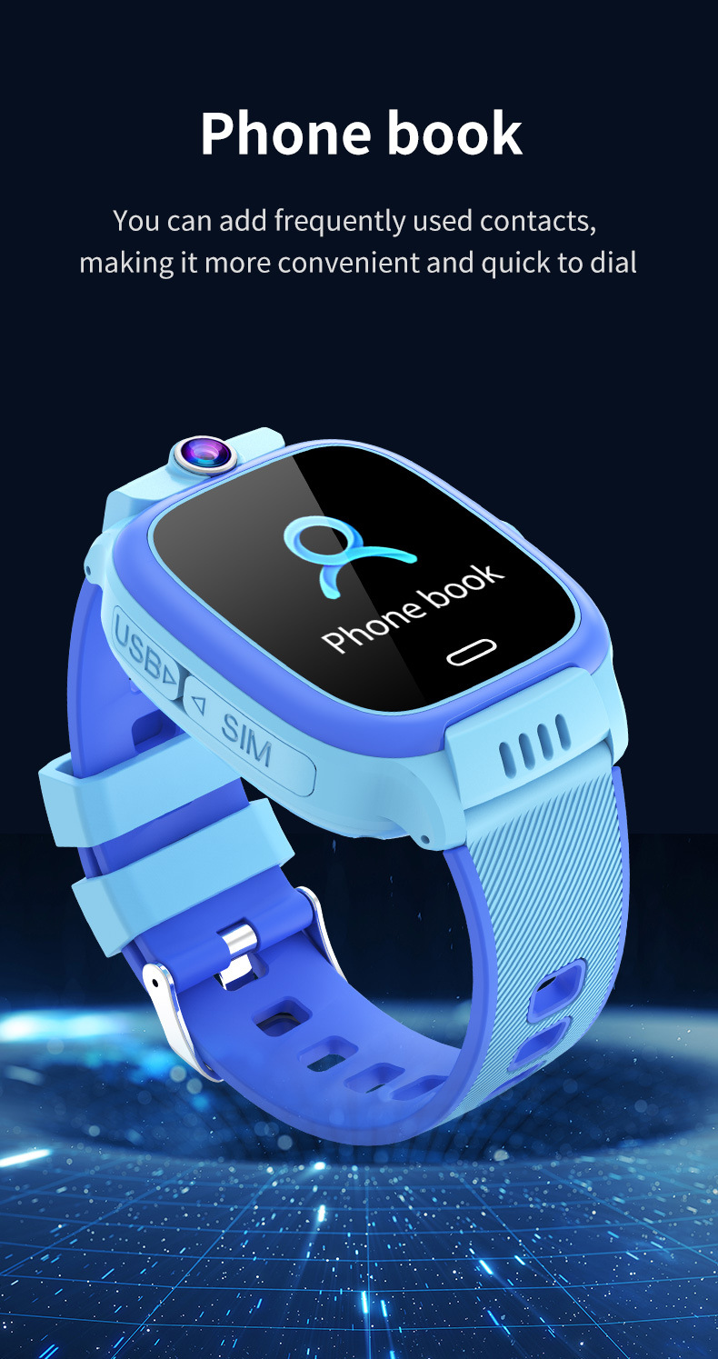 Orologio da polso per bambini Y31 Smart WIFI Posizionamento Impermeabile Foto Meteo Sveglia Multi lingua_voghion.com