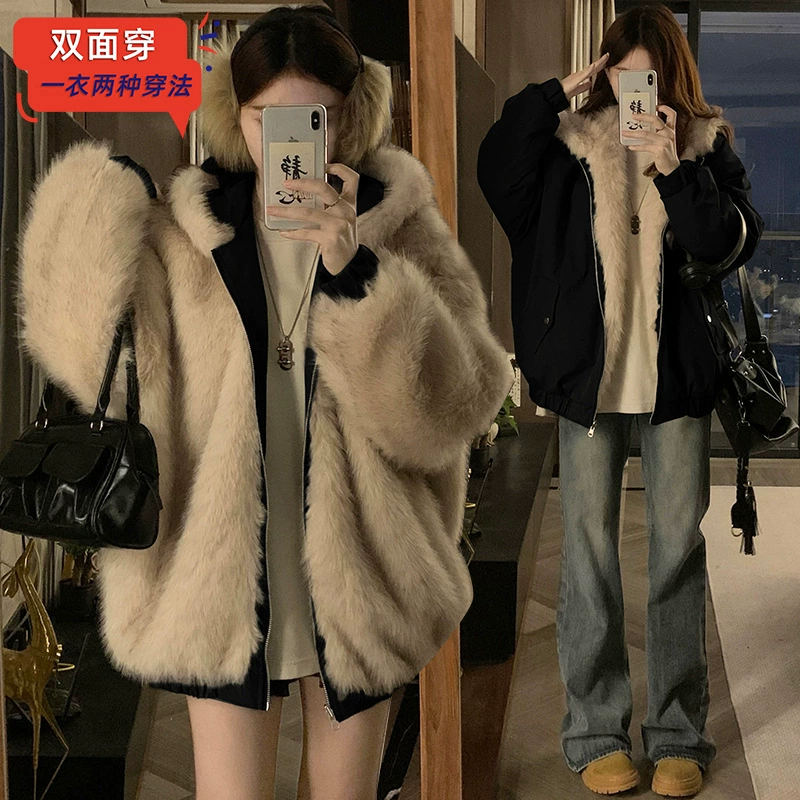 Реальный выстрел зимой черный плюс и против ношения экологически чистой кожи