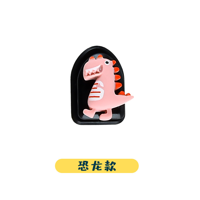 Gancho de automóvil mini multifuncional invisible pequeño gancho adhesivo creativo doméstico dibujos animados adorables artículos interiores
