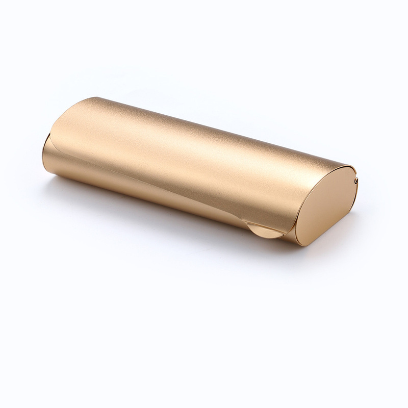 Colorful aluminum alloy eyeglass case, lightweight flip-top metal glasses case, business-style sunglasses case, available in multiple colors, direct supply from stock Colorful aluminum alloy eyeglass case, lightweight flip-top metal glasses case, business-style sunglasses case, available in multiple colors, direct supply from stock