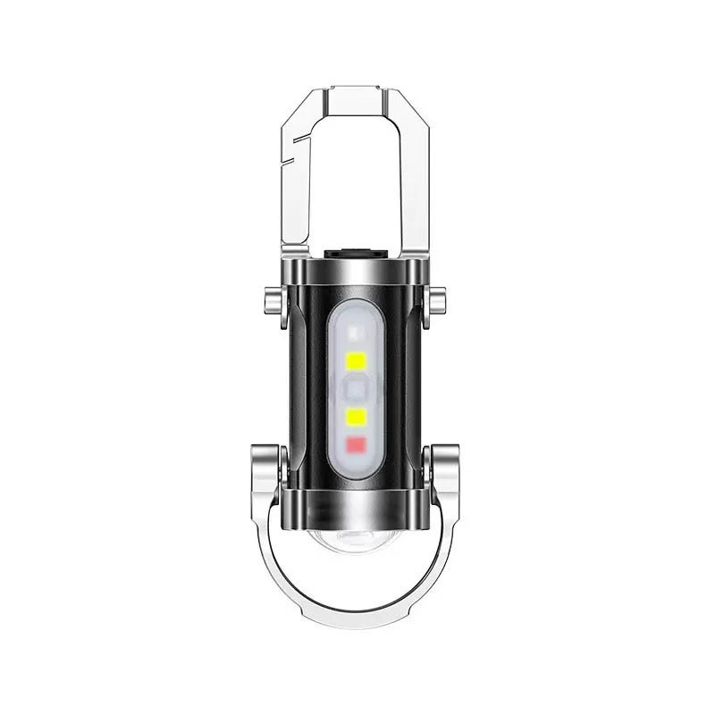 超小型ミニ照明灯2025新型携帯キーホルダー懐中電灯屋外防水多機能|undefined