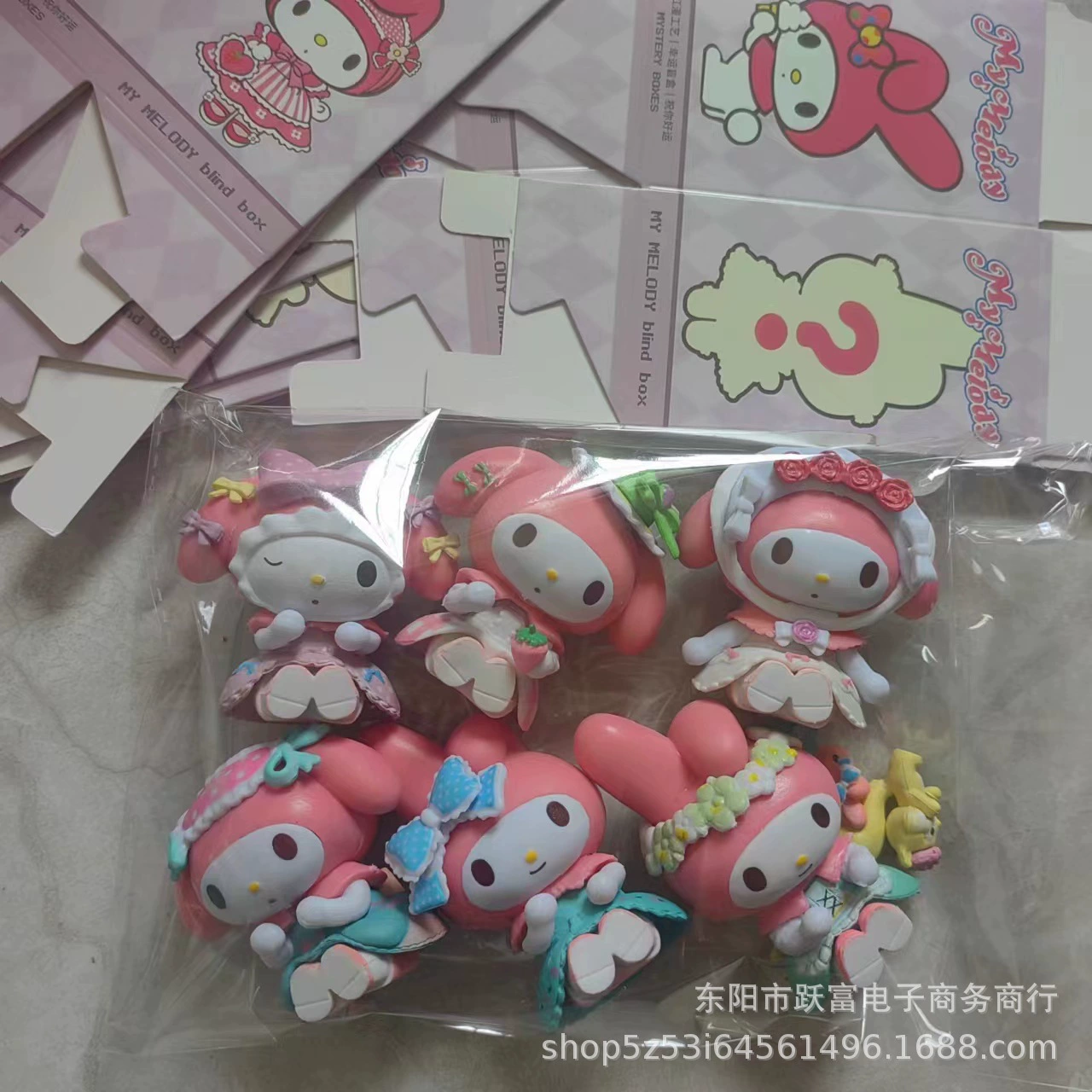 Слепой пакет фигурок (Sanrio) Dream Theme Tea Party My Melody & Friends, 8 милых коллекционных фигурок