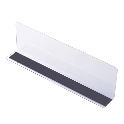 Supermarket Convenience Store Product Storage Magnetic Plastic Barrier Dividing Plate Bed Bottom Barrier Plastic Household Separator