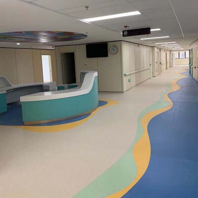 LG优耐特 耐磨防滑PVC塑胶地板 净化室实验室展厅办公室胶地板革