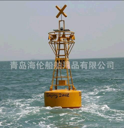 海洋警示界标 航道警示标移动式航标灯防撞设施山东否是海伦浮标E