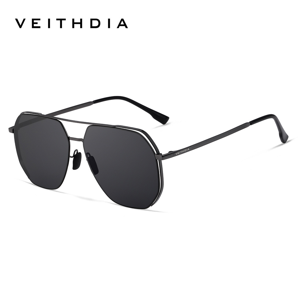 Nuevas gafas de sol polarizadas de nailon Gafas de sol cuadradas anti-ultravioleta para hombre Douyin Cross-border Live Spot 8268