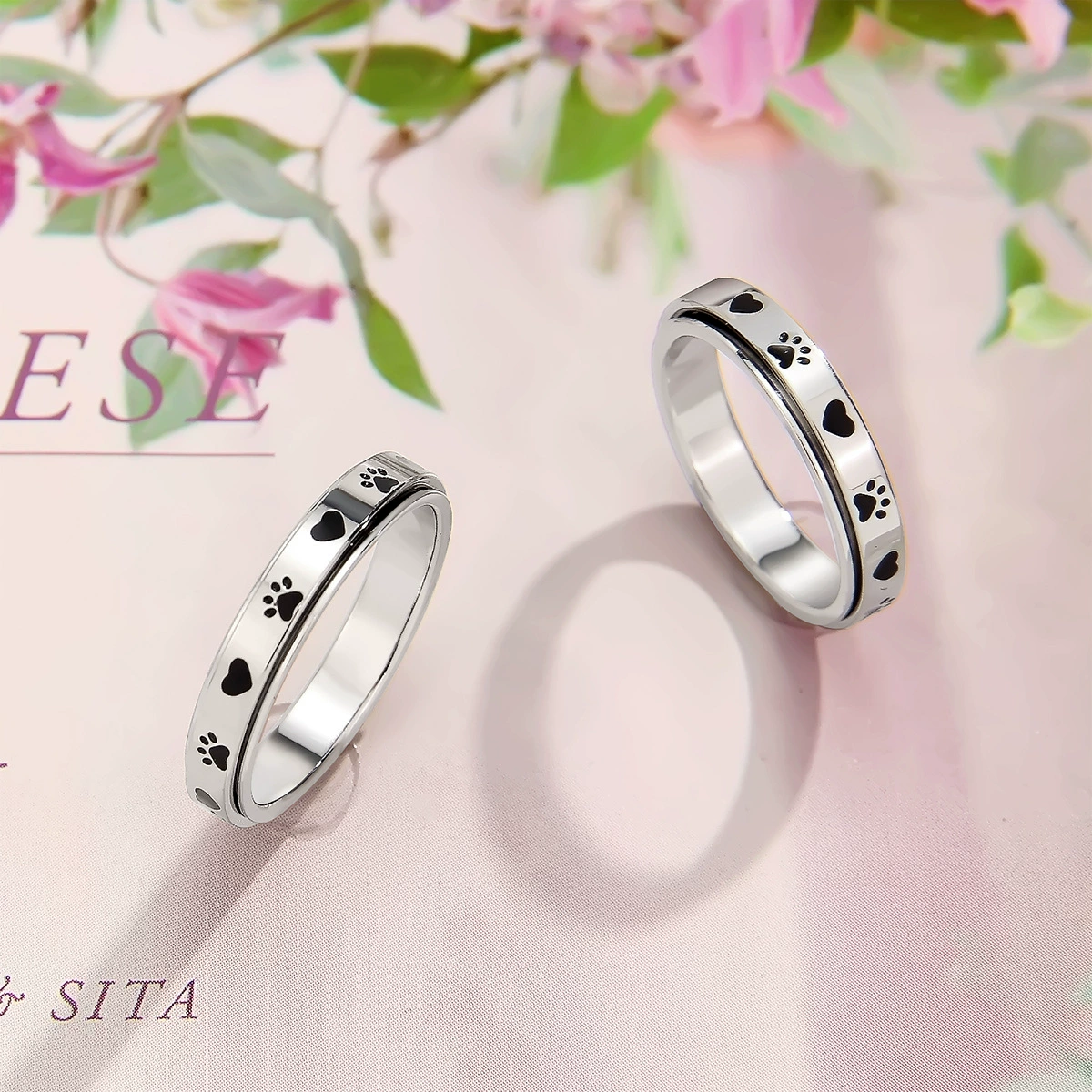 Модное кольцо, аксессуар из нержавеющей стали, AliExpress, Amazon, простой и элегантный дизайн, оптовая продажа