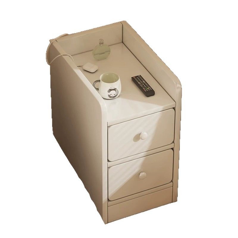 Mesa de cabezal de cama pequeña y simple estante moderno estante de almacenamiento estante