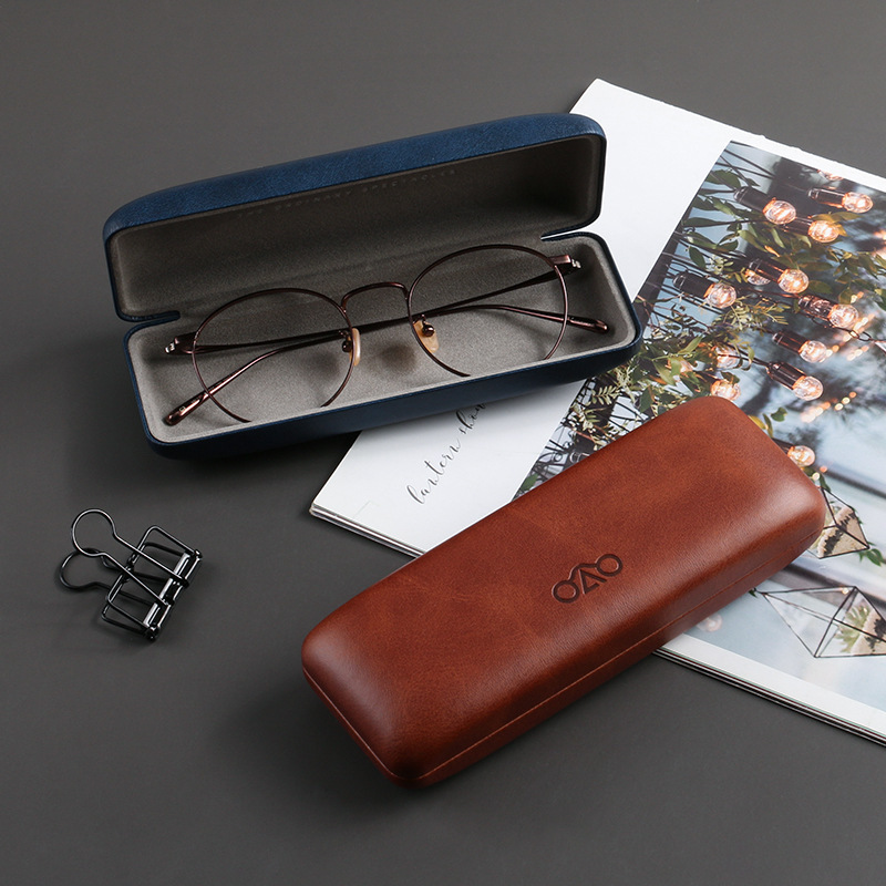 Fabric Textured Glasses Case Flip Cover Hard Shell Anti-Pressure Myopia Frame Sunglasses Storage Box Factory Wholesale In Stock Fabric Textured Glasses Case Flip Cover Hard Shell Anti-Pressure Myopia Frame Sunglasses Storage Box Factory Wholesale In Stock
