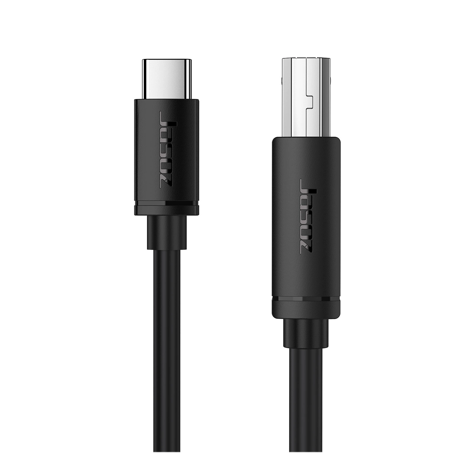 USB Type‑C на USB‑B кабель принтера (Jetson), 0.5–3 м, черный, совместим с принтером/планшетом/телефоном