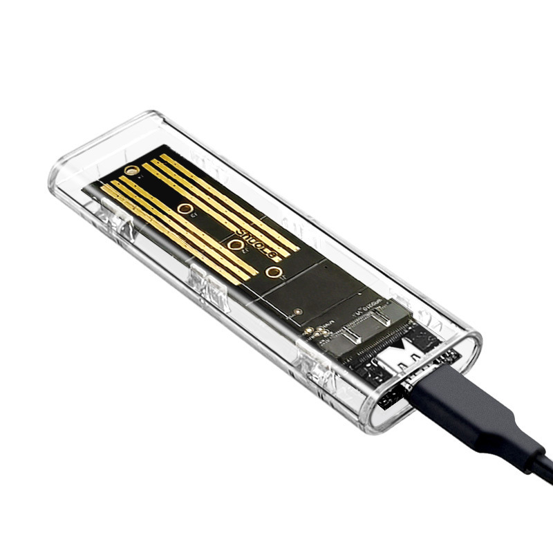 M.2 高速 TYPE-C インターフェイス NGFF、NVME、NGFF/NVME デュアル プロトコル外部モバイル ハード ドライブ ボックス|undefined