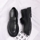 Cross-border plus size New Casual Leather Shoes Fashion Thick Sole Leg Loafers Trend British Style Business Men's Shoes 48