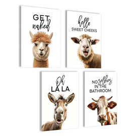 客用厕所标识 浴室海报 厕所装饰性浴室海报厕所装饰客用厕所图片