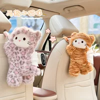 Симпатичная кошка автомобильная коробка бумажных полотенец креативная кукла автомобиль спинка сиденья