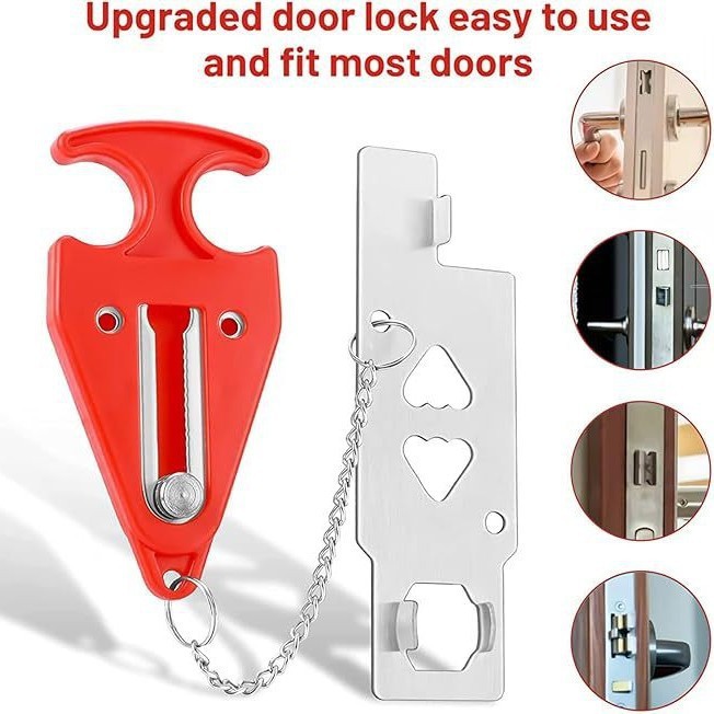 새로운 도어록 레드