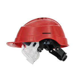 格林维迩带护目镜安全帽头盔ABS防砸工地核电专用可印logo文字