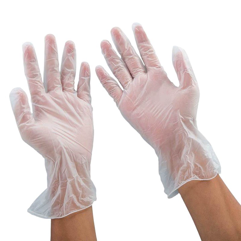 Одноразовые перчатки ПВХ прозрачные уборка по дому красота тату Охрана труда выпечка защитные пищевые резиновые перчатки оптом