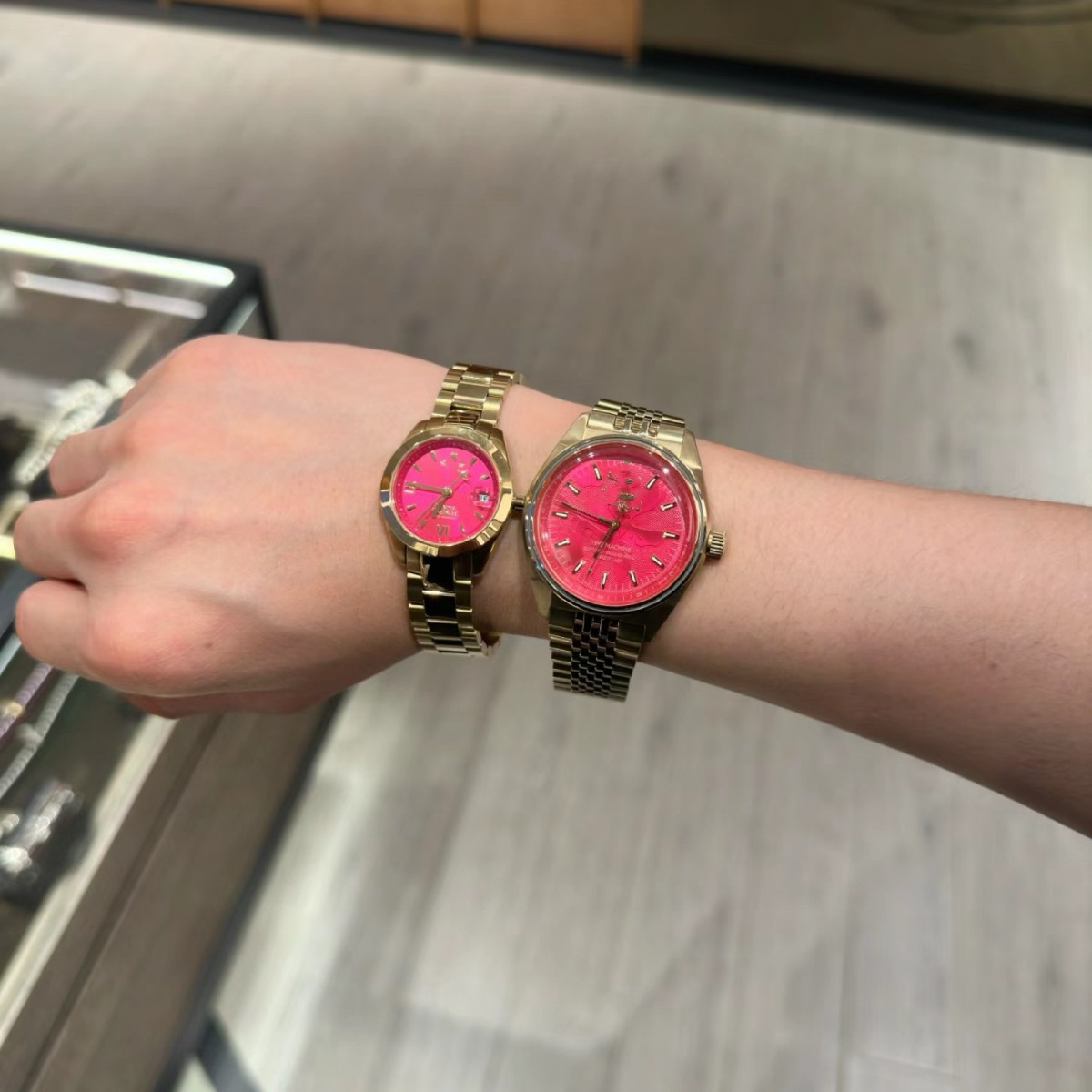 Empress Dowager Lady's Watch Mint Watch Green Plum Crushed Ice Rose Red Purple Empress Dowager Saturn Women's Watch Couple's Watch