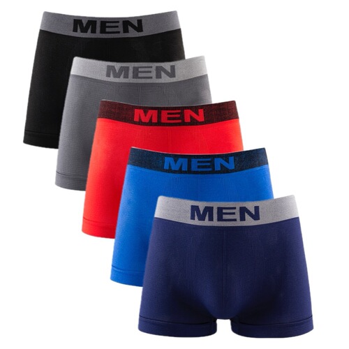 Men's underwear, large size sports, seamless, elastic, breathable and comfortable, young and young boxer pants factory