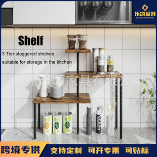 New Chinese Style Sideboard Wall-Mounted Integrated Storage Cabinet Large Capacity Kitchen Storage Cabinet Living Room Storage Tea Cabinet