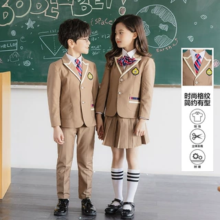 学生校服春秋学院风幼儿园园服秋装儿童套装小学生西服春秋款