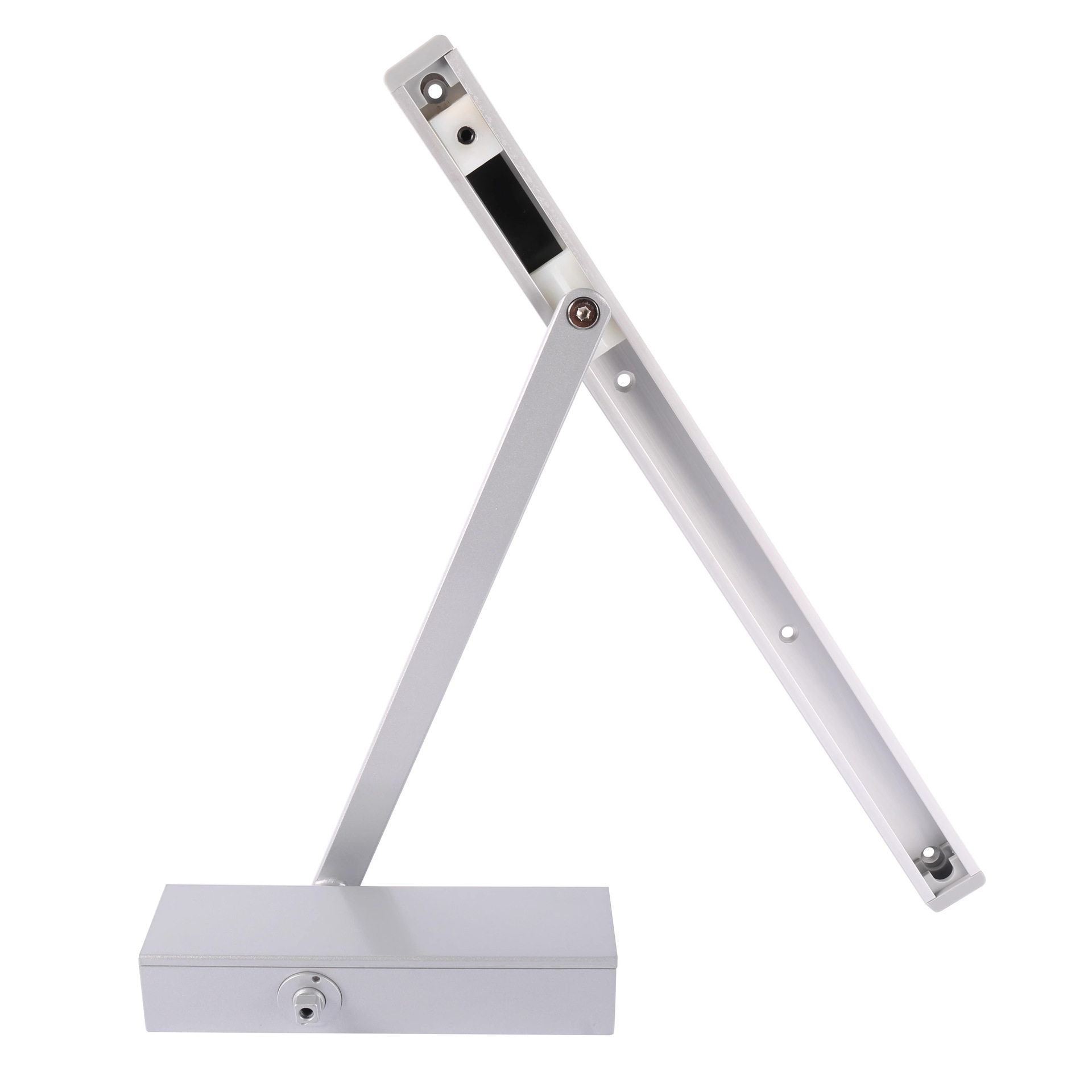 Cerrador de puerta cuadrado amortiguador hidráulico cerrador de puerta automático doméstico cerrador de puerta corredera de resorte silencioso image 9