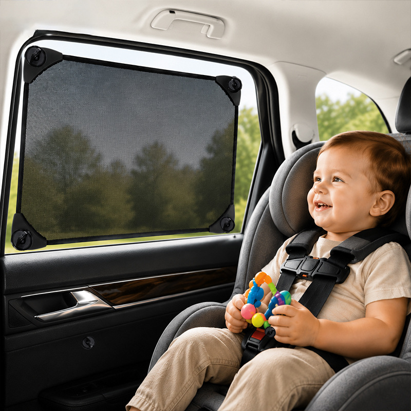 Cross-border adjustable car sunshade sunscreen heat insulation window sunshade children sunshade office light shield