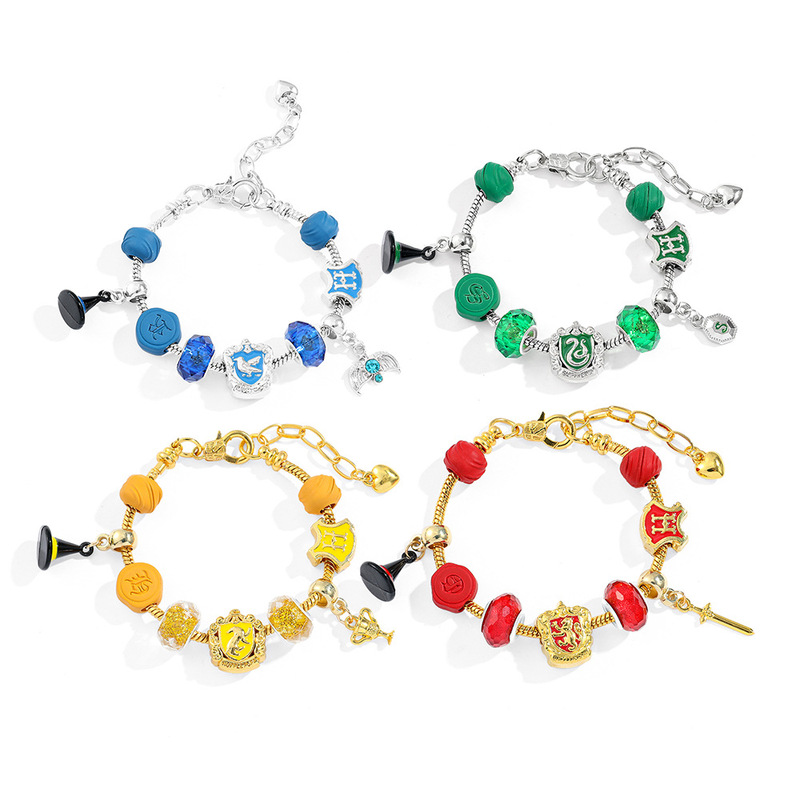 Cross-Border European and American Movie Merchandise Harry Potter Pandora-Style Beaded DIY Bracelet