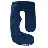 Crystal velvet navy blue-single pillowcase