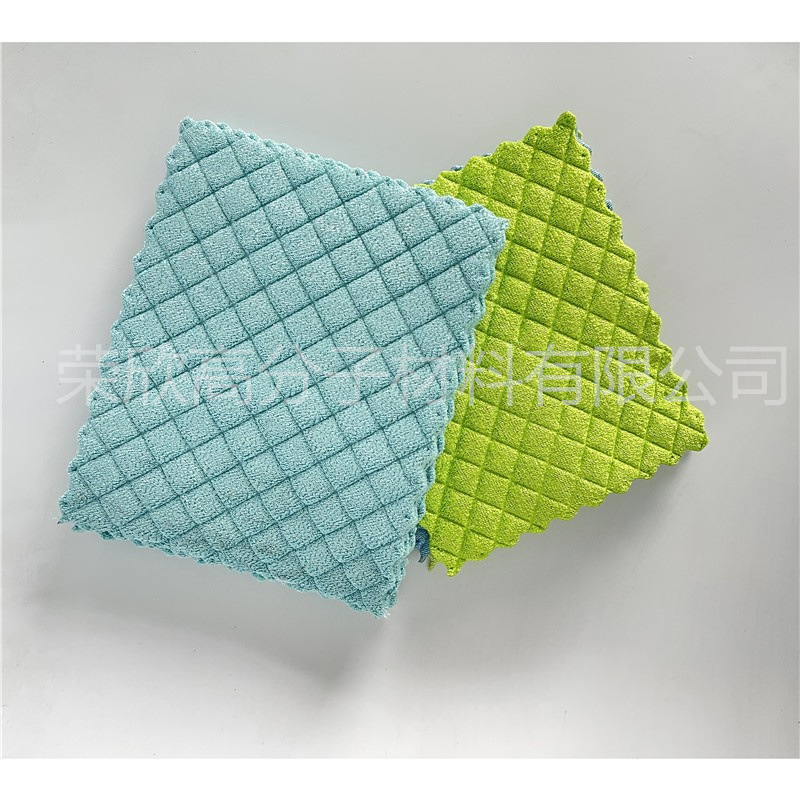 家用懒人抹布厨房清洁可吸油双面百洁布复合吸水清洁巾珊瑚绒抹布