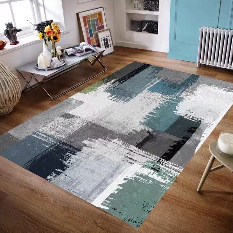 Alfombra de terciopelo cristalino para sala de estar, alfombra de mesa de centro de fácil cuidado, alfombra de área grande de cobertura total para uso doméstico, ideal para dropshipping transfronterizo en Temu.